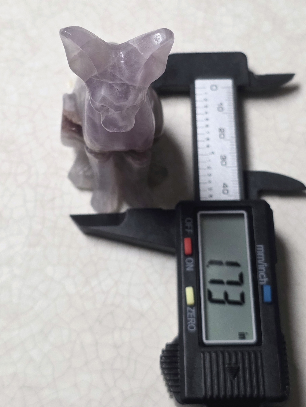 🌙✨ Unique Druzy Amethyst Bastet Sphinx Cat Crystal ✨🌙 - Picture 9 of 9